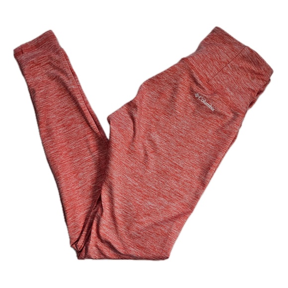 Columbia Leggings Womens XS Orange Omni-Wick High Rise Athletic Yoga Pants NEW - Picture 2 of 9